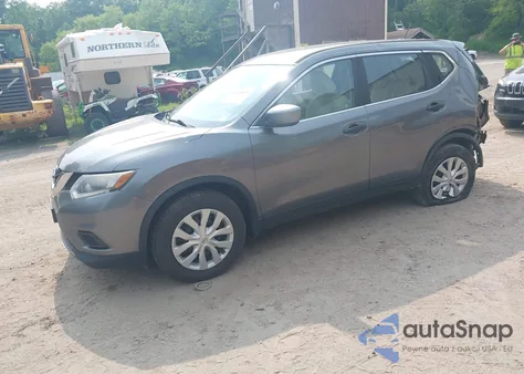 2016 Nissan Rogue S из США, поврежденный, VIN JN8AT2MV2GW134873